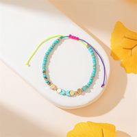 Vacation Simple Style Hexagon Fish Tail Artificial Crystal Beaded Women's Bracelets sku image 7