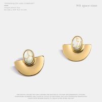 Alloy Fashion Geometric Earring  (ordinary Titanium Needle)  Fashion Jewelry Nhqs0593-ordinary-titanium-needle sku image 1