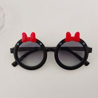 Cute Artistic Bow Knot Pc Resin Oval Frame Full Frame Kids Sunglasses sku image 8