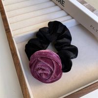 Women's Elegant Retro Romantic Rose Cloth Hair Tie sku image 2