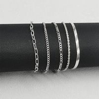 Simple Style Solid Color Metal Plating Women's Bracelets sku image 5