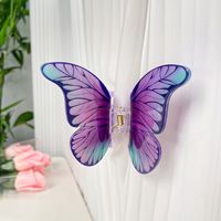 Women's Simple Style Butterfly Arylic Hair Claws sku image 1