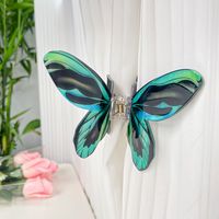 Women's Simple Style Butterfly Arylic Hair Claws sku image 2