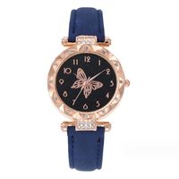 Casual Butterfly Buckle Quartz Women's Watches sku image 1