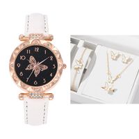Casual Butterfly Buckle Quartz Women's Watches sku image 11