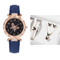 Casual Butterfly Buckle Quartz Women's Watches sku image 9