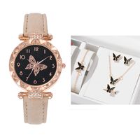 Casual Butterfly Buckle Quartz Women's Watches sku image 12