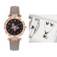 Casual Butterfly Buckle Quartz Women's Watches sku image 15