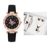 Casual Butterfly Buckle Quartz Women's Watches sku image 13
