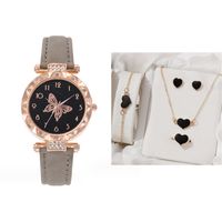 Casual Butterfly Buckle Quartz Women's Watches sku image 17
