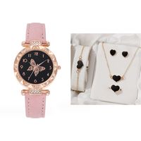 Casual Butterfly Buckle Quartz Women's Watches sku image 21