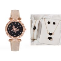 Casual Butterfly Buckle Quartz Women's Watches sku image 20