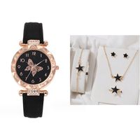 Casual Butterfly Buckle Quartz Women's Watches sku image 28