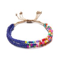 Ethnic Style Bohemian Geometric Seed Bead Rope Beaded Knitting Unisex Bracelets sku image 5