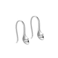 1 Pair Sterling Silver Rose Gold Plated White Gold Plated Gold Plated Geometric Polished Hook Earring Findings main image 2