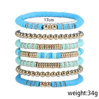 Rétro Bohémien Géométrique Argile Molle Perlé Unisexe Bracelets sku image 2