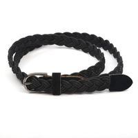 Retro Ethnic Style Twist Alloy Wax Rope Patchwork Plating Women's Woven Belts sku image 1