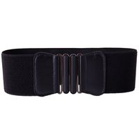 Simple Style Solid Color Pu Leather Alloy Women's Leather Belts main image 2