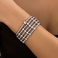 Exaggerated Simple Style Classic Style Geometric Round Solid Color CCB Women's Bracelets main image 6