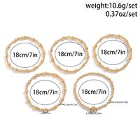 Exaggerated Simple Style Classic Style Geometric Round Solid Color CCB Women's Bracelets main image 2