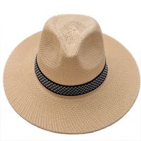 Unisex Simple Style Stripe Wide Eaves Sun Hat sku image 2