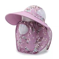 Women's Casual Ditsy Floral Big Eaves Sun Hat sku image 2