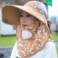 Women's Casual Ditsy Floral Big Eaves Sun Hat sku image 3