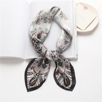 Women's Casual Cashew Nuts Polyester Printing Silk Scarf main image 2