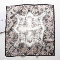 Women's Casual Cashew Nuts Polyester Printing Silk Scarf main image 4