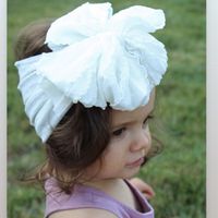 Kid'S Retro Solid Color Bow Knot Cloth Hair Band main image 2
