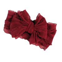 Kid'S Retro Solid Color Bow Knot Cloth Hair Band sku image 9