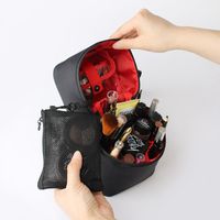 Casual Solid Color Nylon Storage Bag Makeup Bags sku image 4