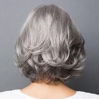 Women's Simple Style Casual Holiday Party High Temperature Wire Side Fringe Short Curly Hair Wig Net main image 5