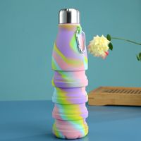 Cute Solid Color Silica Gel Water Bottles 1 Piece sku image 4