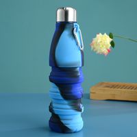 Cute Solid Color Silica Gel Water Bottles 1 Piece sku image 5