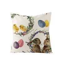 Nordic Style Rabbit Linen Pillow Cases Artificial Decorations sku image 11