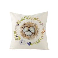 Nordic Style Rabbit Linen Pillow Cases Artificial Decorations sku image 12
