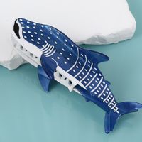 Women's IG Style Simple Style Whale Acetic Acid Sheets Inlay Rhinestones Hair Claws main image 3