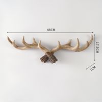 Vintage Style Antlers Plastic Resin Hooks sku image 5