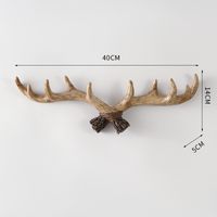 Vintage Style Antlers Plastic Resin Hooks sku image 3