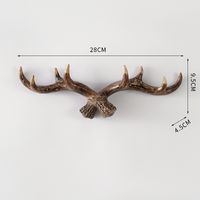 Vintage Style Antlers Plastic Resin Hooks sku image 2