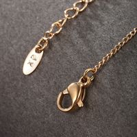 XUPING Simple Style Round Heart Shape Alloy 18K Gold Plated Women's Anklet main image 9