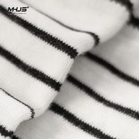 Unisex Casual Stripe Cotton Crew Socks A Pair main image 3