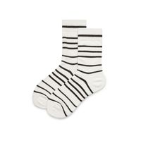 Unisex Casual Stripe Cotton Crew Socks A Pair main image 2