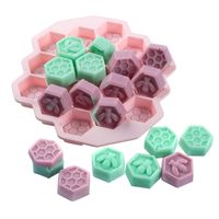 Simple Style Honeycomb Silica Gel Ice Tray 1 Piece main image 3