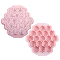 Simple Style Honeycomb Silica Gel Ice Tray 1 Piece sku image 3