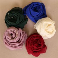 Women's Simple Style Solid Color Chiffon Scarf main image 4