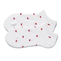 Women's Japanese Style Plaid Cotton Ankle Socks A Pair sku image 2