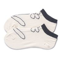 Frau Japanischer Stil Plaid Baumwolle Ankle Socken Ein Paar sku image 5