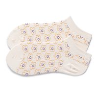 Women's Japanese Style Plaid Cotton Ankle Socks A Pair sku image 14